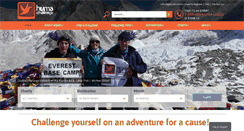 Desktop Screenshot of humacharitychallenge.com